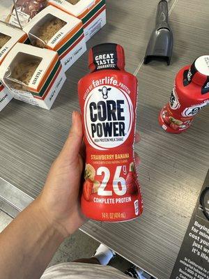 Core power on sale but rang up wrong. No price check just said "old tag"