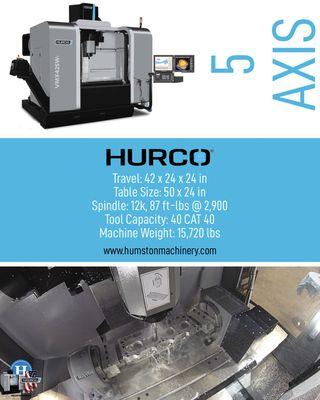 Hurco 5 Axis- Humston Machinery Indiana Distributor