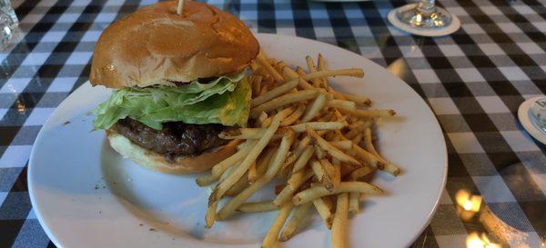 Blue Cheese Burger & Fries