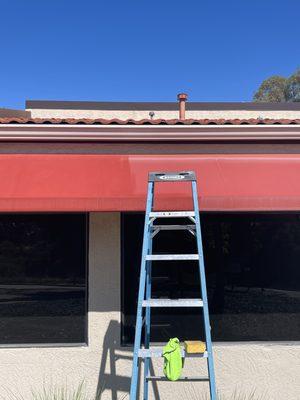 Awning restoration