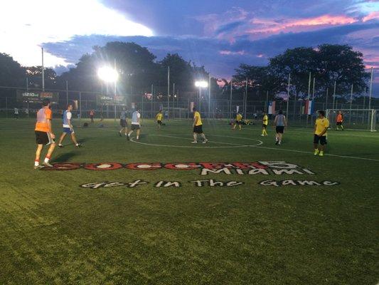 Summer nights at Soccer 5 Tropical