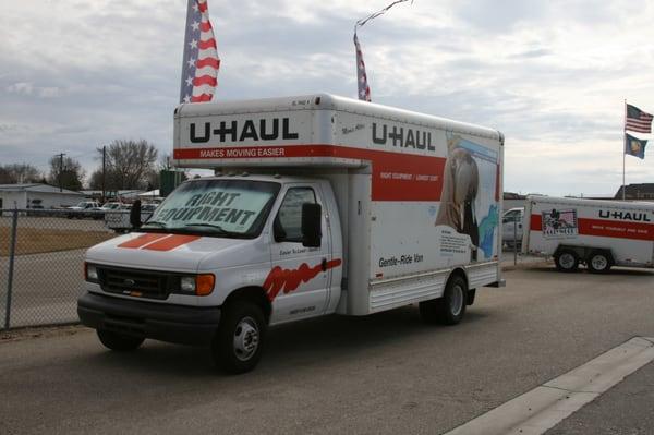 UHaul truck, trailer and moving equipment rentals.