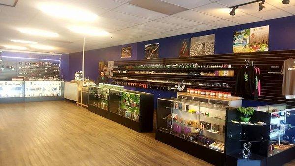 stop in and check out our huge selection on quality e-liquids and devices