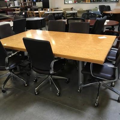 Hundreds of New and Used Conference Tables in stock