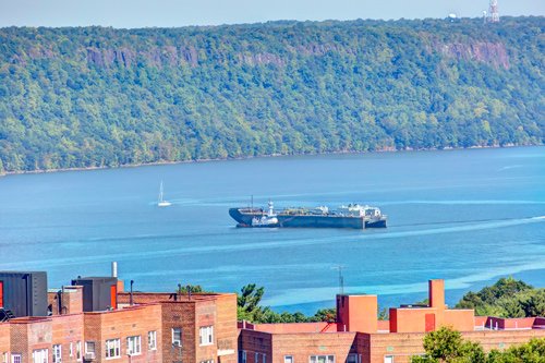 The amazing view from 333 Henry Hudson Parkway!