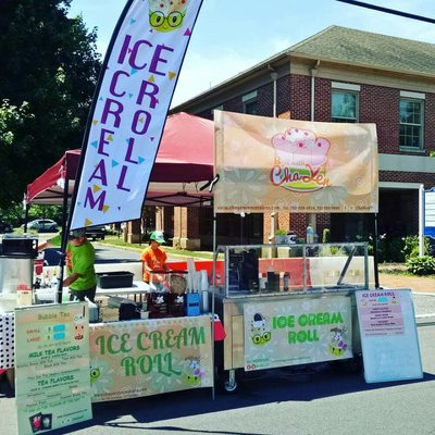 Our Ice Cream Roll Stand