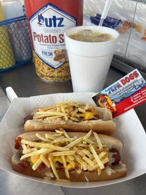 WEPA Combo: 2 loaded WEPA DOGS & ice cold Passion Fruit Juice