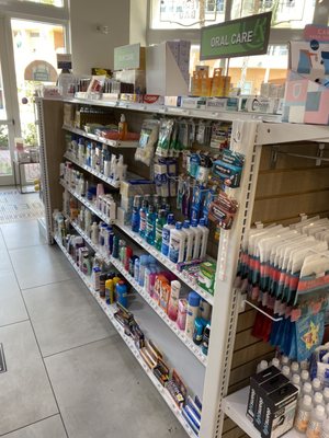 Tooth paste, mouth wash, & other toiletries