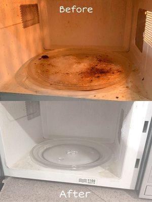 Microwave Cleaning: