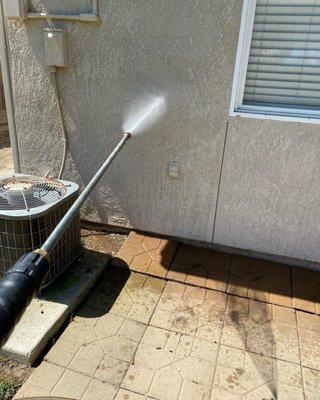 Home pressure washing