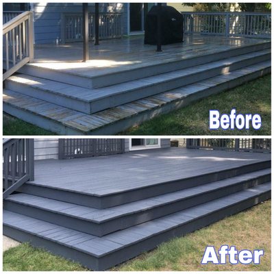 It's not to late to reseal your deck give us a call (216)509-1617