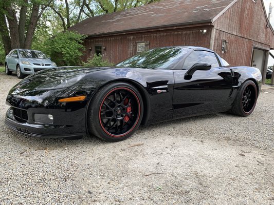 2006 Z06 nicely detailed, 5/7/2019