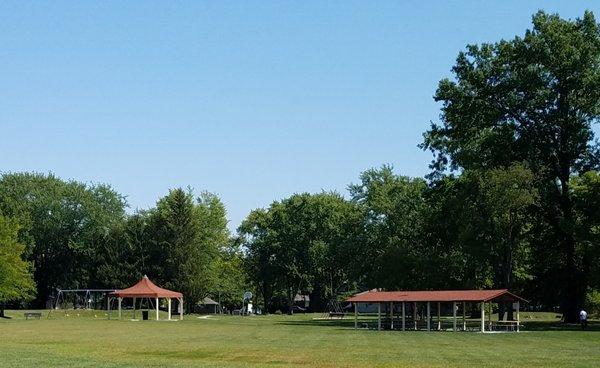 additional shelters and playground