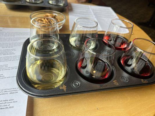 Tasting flight