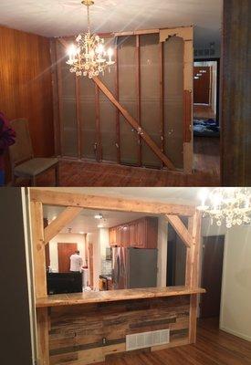 Timber Framed Partition Wall