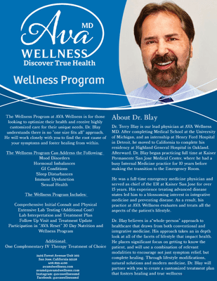 Our Wellness Program led by Dr. Blay at AVA Wellness