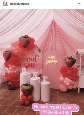 Backdrops decoration