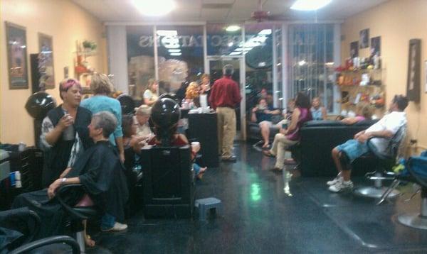 Ladies night at Hair Expectation's