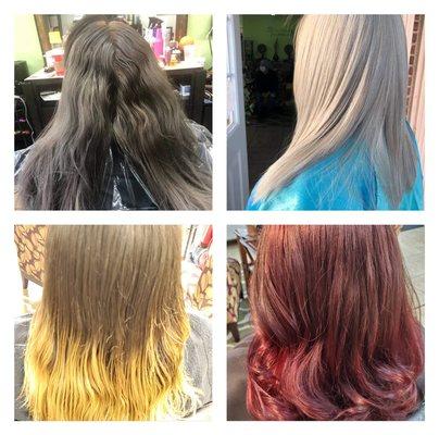 Before and after color transformation by Kara