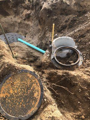 Septic system installation