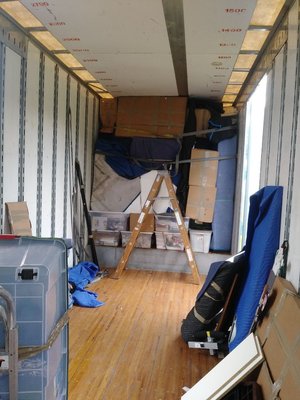 I am unloading a 53 foot trailer of household furniture.