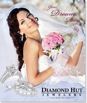 Rings, necklaces, earrings, and more are available at Diamond Hut Jewelers