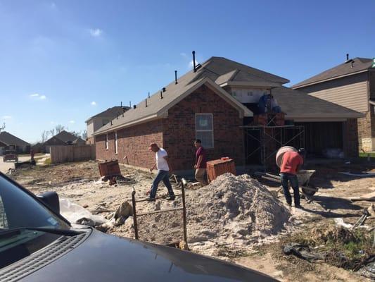 Pre-drywall inspection .
Houston Texas