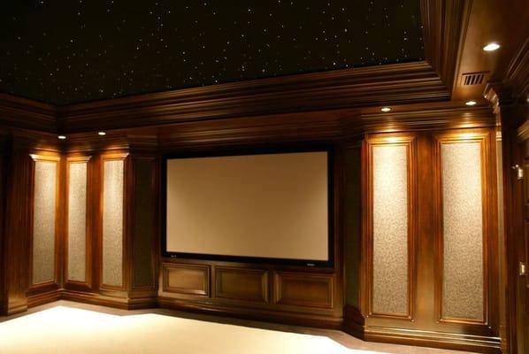 Custom Home Theater Installed by Elegant Home Theaters a division of Modern Home Technologies, LLC