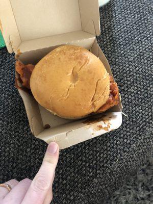 Buffalo chicken sandwich