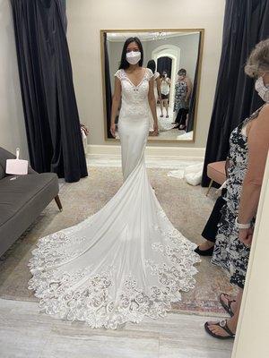 Another wedding dress from the boutique from one of their higher end designers