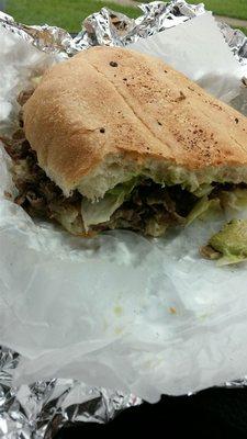 Another of his steak torta