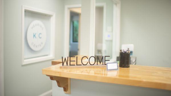 Welcome to KC Hearing Center - we look forward to meeting you & helping you to hearing better!!