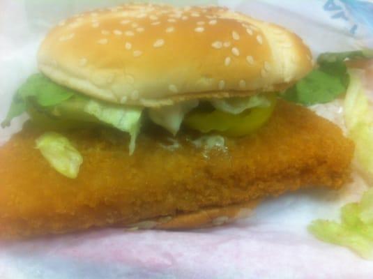 The Big Catch fish sandwich.