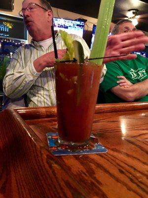 Excellent Bloody Mary with all the fixin's!