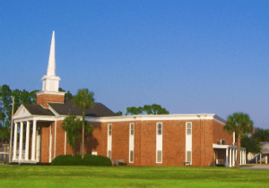 University Church is located right off of I-95 and University Blvd.