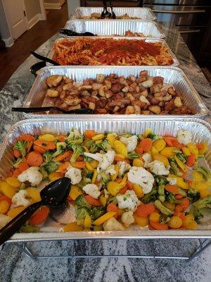 We catered for our confirmation celebration the food delivered hot and yummylicious.