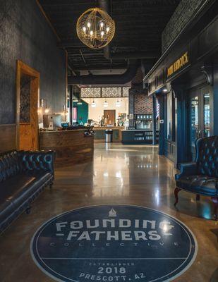 Front Entry way into Founding Fathers Collective