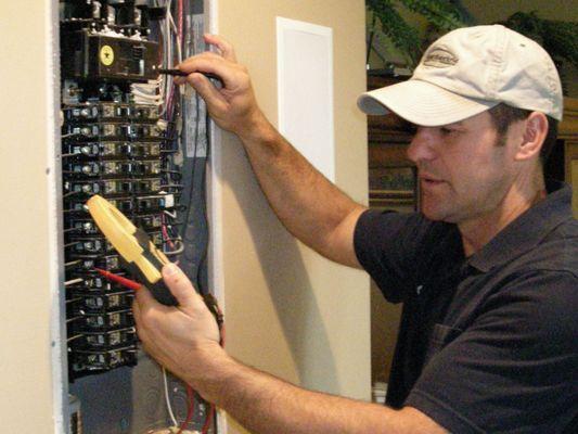 Electrical troubleshooting panels, outlets, generators and electrical systems.