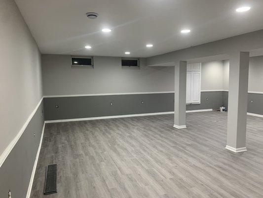 Basement remodel.