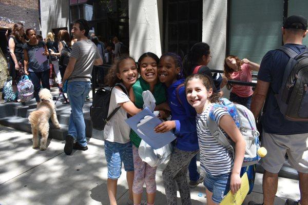 Third graders say goodbye as school lets out for summer break!