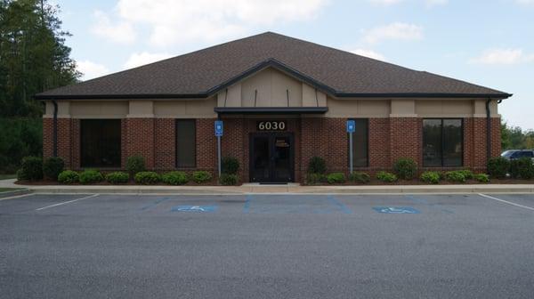 Conveniently located off Bass Road at 6030 Lakeside Commons Drive in Macon, Georgia.