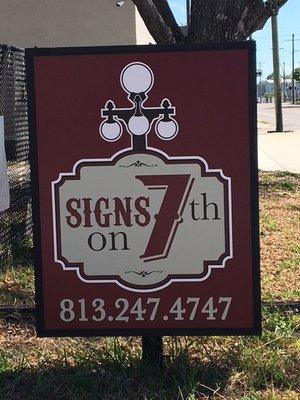 Signs on 7th