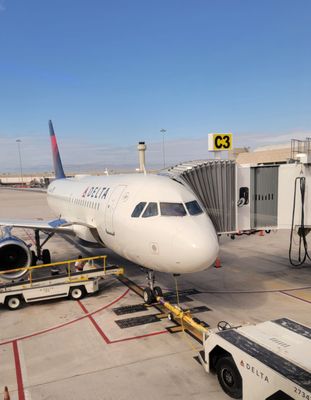 Our plane to LGA 12/16/22