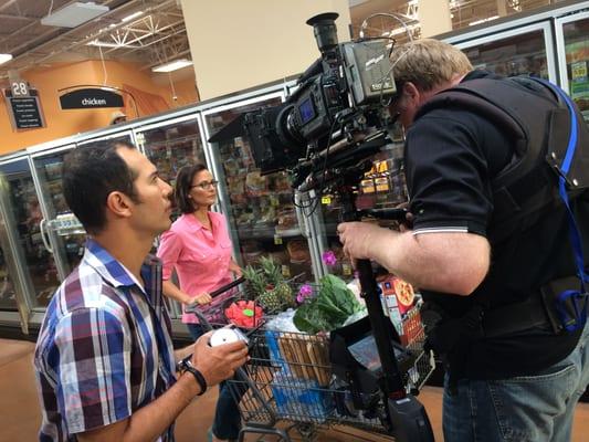 Shooting Commercial for SRP at Fry's