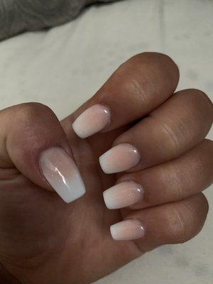 ombré french tip