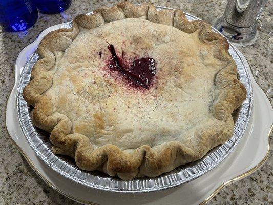 A take and bake frozen pie--- it was awful, no one at Thanksgiving liked it!