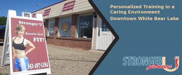 Located on Highway 61 (between 2nd & 3rd St) across from City Hall, in Downtown White Bear Lake!