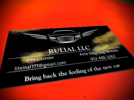 Contact me to get your ride detailed and refreshed!