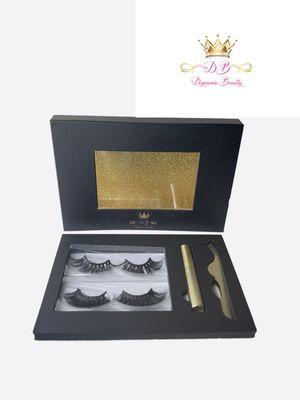 100% Mink Magnetic Eyelash Kit