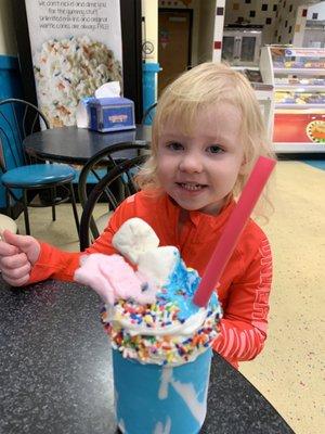 Yummy Cotton Candy Majestic Shake!